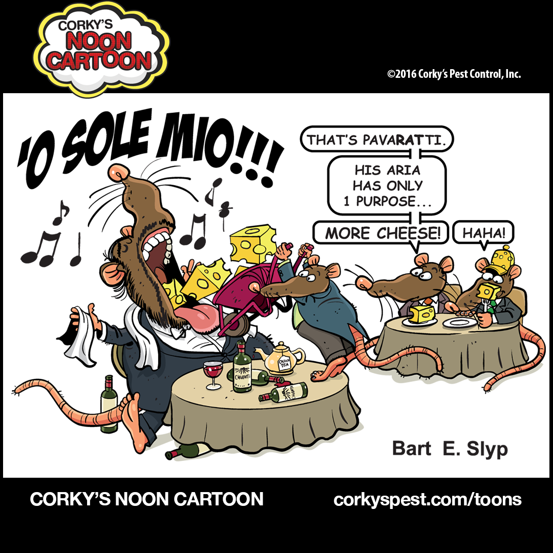 Rat Cartoons | Corky's Pest Control Services | San Diego