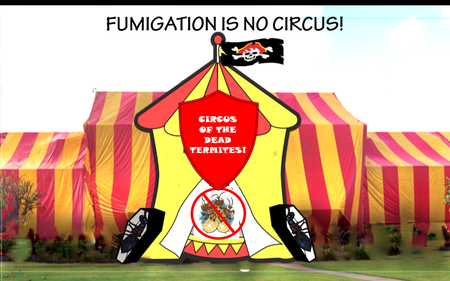 FUMIGATION ISN’T A CIRCUS, BUT A “TENT” IS INVOLVED!