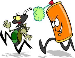 spraying cockroacch