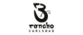 Rancho Carlsbad logo featuring stylized number 3 in black